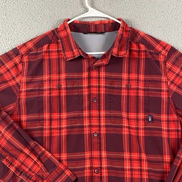 The North Face Men's Long Sleeve Button-Down Plaid Shirt Size XL - Picture 1 of 10